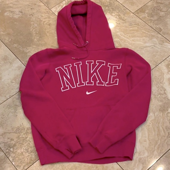 Nike Tops - Nike Maroon Hoodie